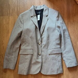 Ann Taylor Greenwich Blazer Houndstooth